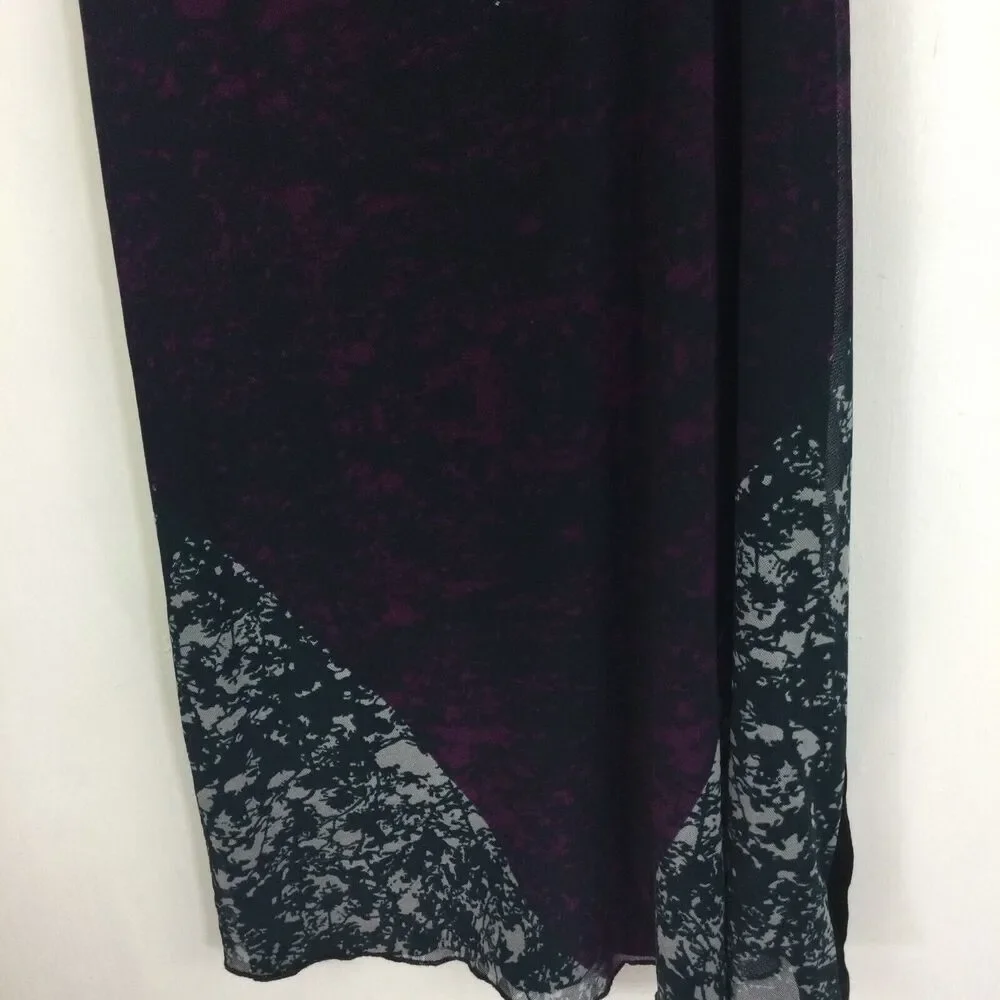 CAbi 559 Heart of Cabi Love Tank Tunic Racerback Tank Top Black/Purple S NWT - Picture 3 of 9
